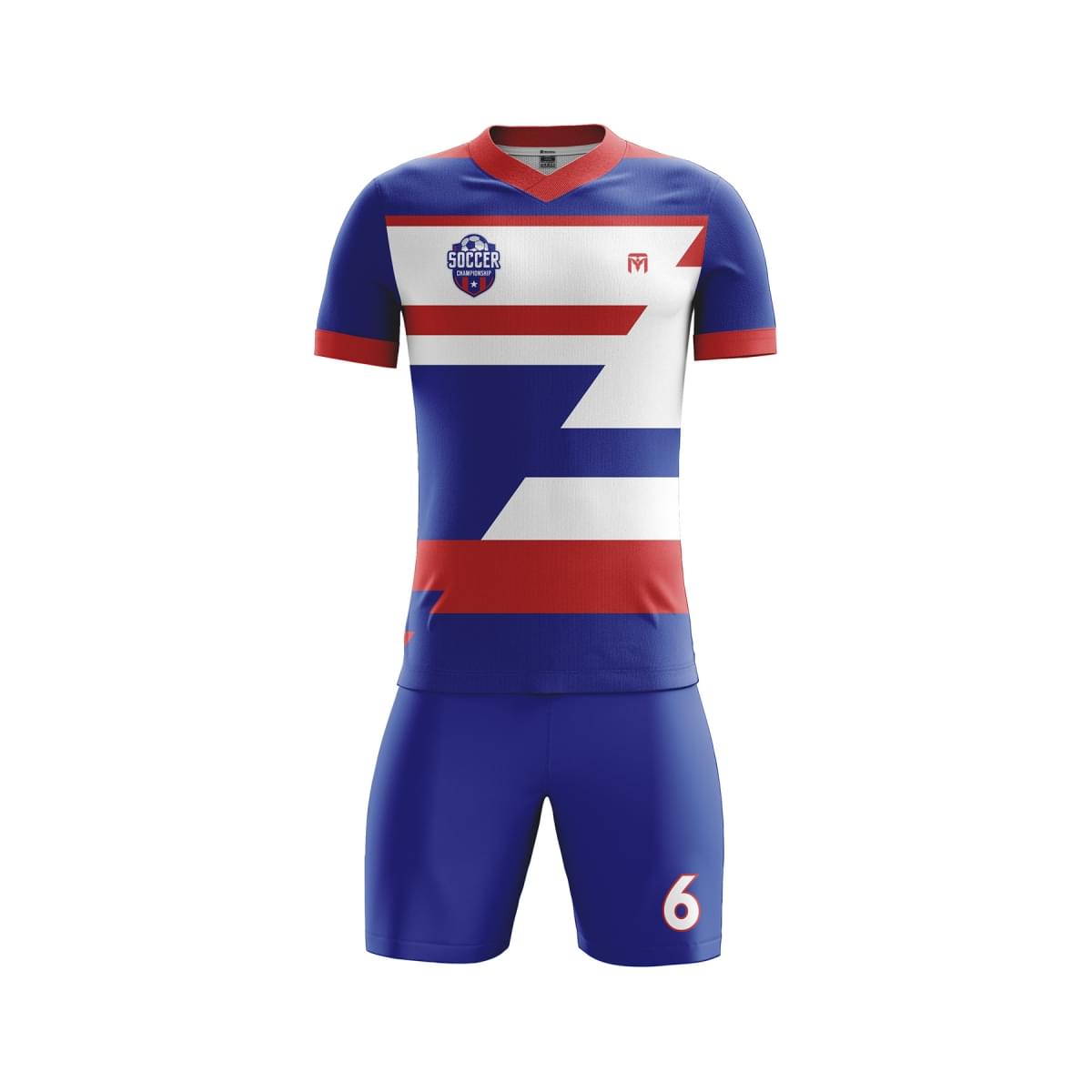 Design professional-grade custom soccer uniforms for your team, club, or school. Our fully customizable jerseys, shorts, and socks combine performance, style, and affordability